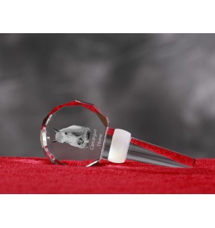Cheval Camargue - Bouchon de bouteille en cristal avec cheval, bouchon de vin unique avec photo, cadeau personnalisé pour sommelier par la marque Art-Dog