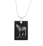 Kanadisches Pferd - Crystal pendant with horse, silver necklace with photo, personalised pendant by Art-Dog brand