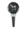 Canadian Horse - Crystal bottle stopper with horse, unique wine stopper with photo, personalised gift for sommelier by Art-Dog brand