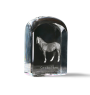 Cheval canadien - un cube de cristal avec une photo, une photo de cheval dans le cristal, un presse-papiers cubique de la marque Art-Dog