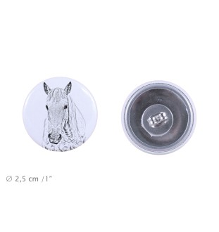 Koń Camargue kolczyki z koniem mały Art-Dog