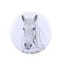 Cheval Camargue - Bague de collection avec l'image d'un cheval, produit fait à la main, marque Art-Dog