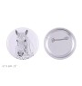 Camargue Horse - magnet with a horse, a unique imprint of the Art-Dog horse brand