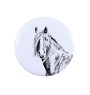 Canadian Horse - collector's ring with a horse portrait, handmade product, Art-Dog brand
