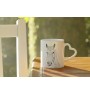 Camargue Horse - cup with a dog, adorable cup with a heart-shaped handle, universal gift from the Art-Dog brand
