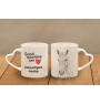 Cheval Camargue - tasse avec chien, une tasse adorable avec une anse en forme de cœur, un cadeau universel de la marque Art-Dog