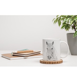 Camargue Horse - cup with a dog, personalized cup with a print, a classic gift for everyone from the Art-Dog brand