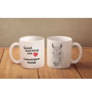 Camargue Horse - cup with a dog, personalized cup with a print, a classic gift for everyone from the Art-Dog brand