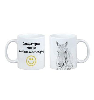Cheval Camargue - tasse avec un cheval, une tasse joyeuse pour les amoureux des chiens, un cadeau personnalisé de la marque Art-Dog