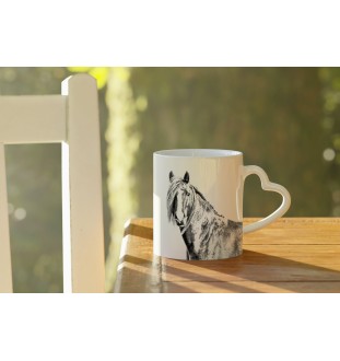 Koń kanadyjski kubek z koniem good morning serce Art-Dog