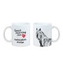 Kanadisches Pferd - Tasse mit Hund, personalisierte Tasse mit Druck, klassisches Geschenk für jeden von der Marke Art-Dog.