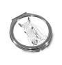 Cheval Camargue - miroir de poche avec cheval, miroir personnalisé pour sac à main, miroir compact avec impression de la marque Art-Dog