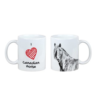 Canadian Horse - cup with a horse, cute cup with graphics, a gift with your photo from the Art-Dog brand