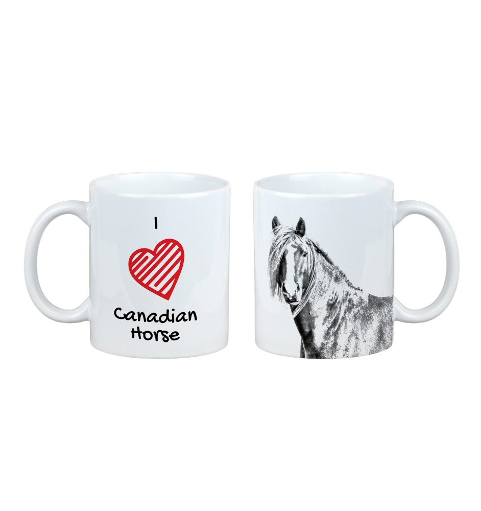 Cheval canadien - tasse avec un cheval, une tasse charmante avec une illustration, un cadeau avec votre photo de la marque Art-Dog