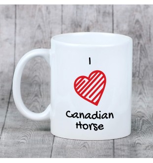 Cheval canadien - tasse avec un cheval, une tasse charmante avec une illustration, un cadeau avec votre photo de la marque Art-Dog