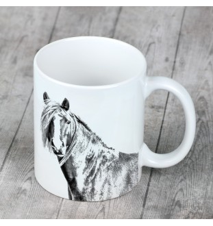 Kanadisches Pferd - Tasse mit Pferd, niedliche Tasse mit Grafik, Geschenk mit Ihrem Foto von der Marke Art-Dog
