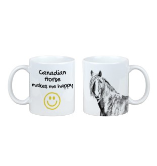 Canadian Horse - cup with a horse, a cheerful cup for a dog lover, a personalized gift from the Art-Dog brand