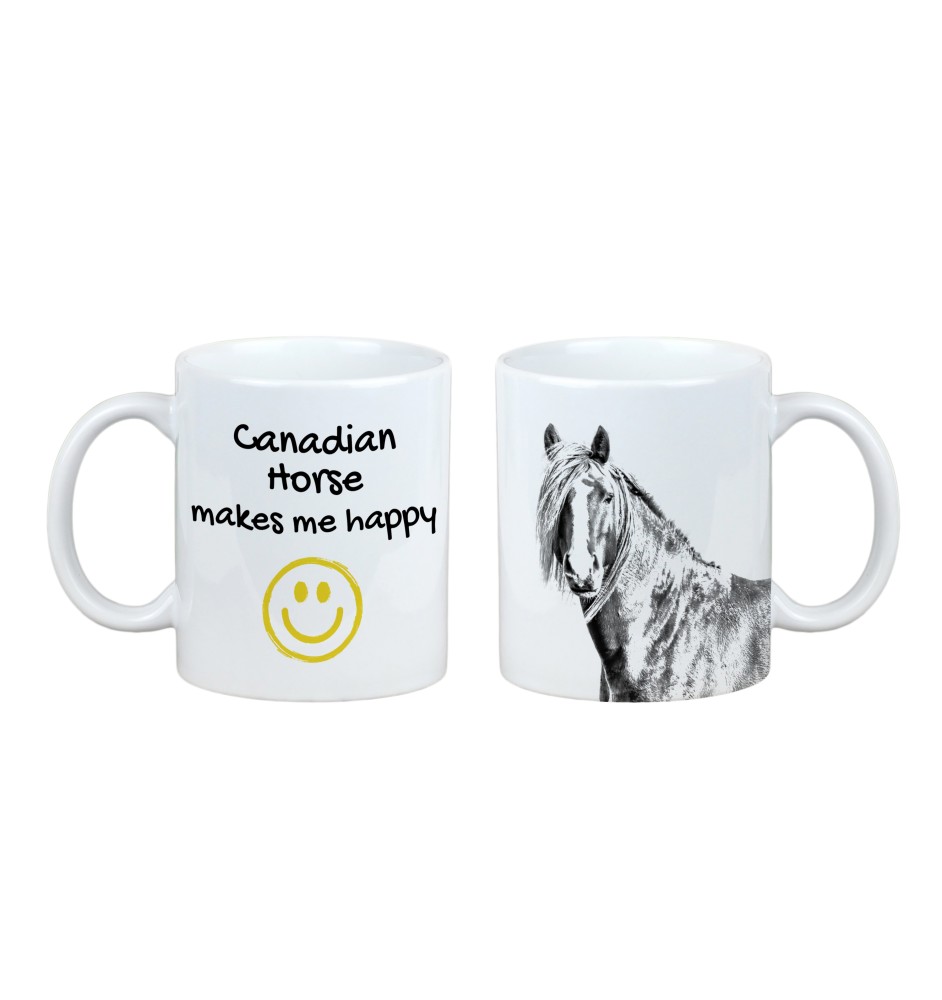 Cheval canadien - tasse avec un cheval, une tasse joyeuse pour les amoureux des chiens, un cadeau personnalisé de la marque Art-Dog