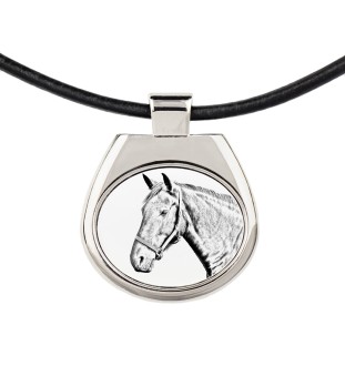 Dänisches Warmblut - Halskette mit Pferd, personalisierter Anhänger mit Foto, einzigartige Halskette für Frauen und Männer von der Marke Art-Dog