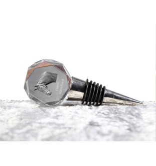 Danish Warmblood - Bottle stopper, crystal wine stopper with picture of a horse, personalised gift for bartender by Art-Dog brand