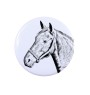Danish Warmblood - collector's ring with a horse portrait, handmade product, Art-Dog brand