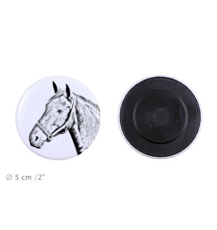 Danish Warmblood - magnet with a horse, a unique imprint of the Art-Dog horse brand