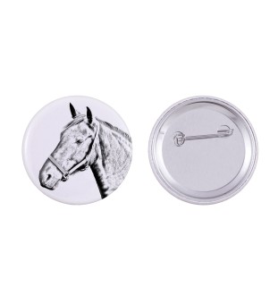 Dänisches Warmblut - Magnet mit Pferd, ein einzigartiges Abdruck des Pferdes der Marke Art-Dog