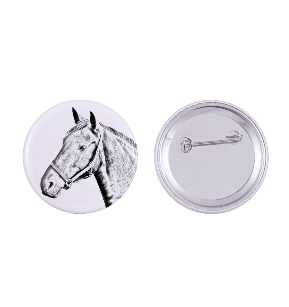 Warmblood danois - aimant avec cheval, empreinte exceptionnelle de cheval de la marque Art-Dog