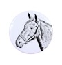 Danish Warmblood - magnet with a horse, a unique imprint of the Art-Dog horse brand