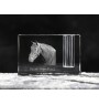 Danish Warmblood - Pen stand, crystal organiser with picture of a horse, unique desk decoration by Art-Dog brand