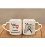 Warmblood danois - tasse avec chien, une tasse adorable avec une anse en forme de cœur, un cadeau universel de la marque Art-Dog