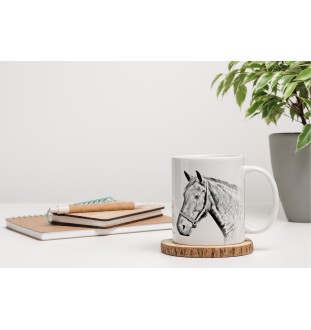 Dänisches Warmblut - Tasse mit Pferd, Tasse mit Bild, personalisiertes Geschenk der Marke Art-Dog