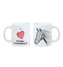 Warmblood danois - tasse avec un cheval, une tasse charmante avec une illustration, un cadeau avec votre photo de la marque Art-Dog