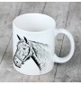 Dänisches Warmblut - Becher mit Pferd, fröhlicher Becher für Hundefreunde, personalisiertes Geschenk der Marke Art-Dog
