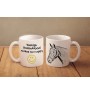 Warmblood danois - tasse avec un cheval, une tasse joyeuse pour les amoureux des chiens, un cadeau personnalisé de la marque Art-Dog