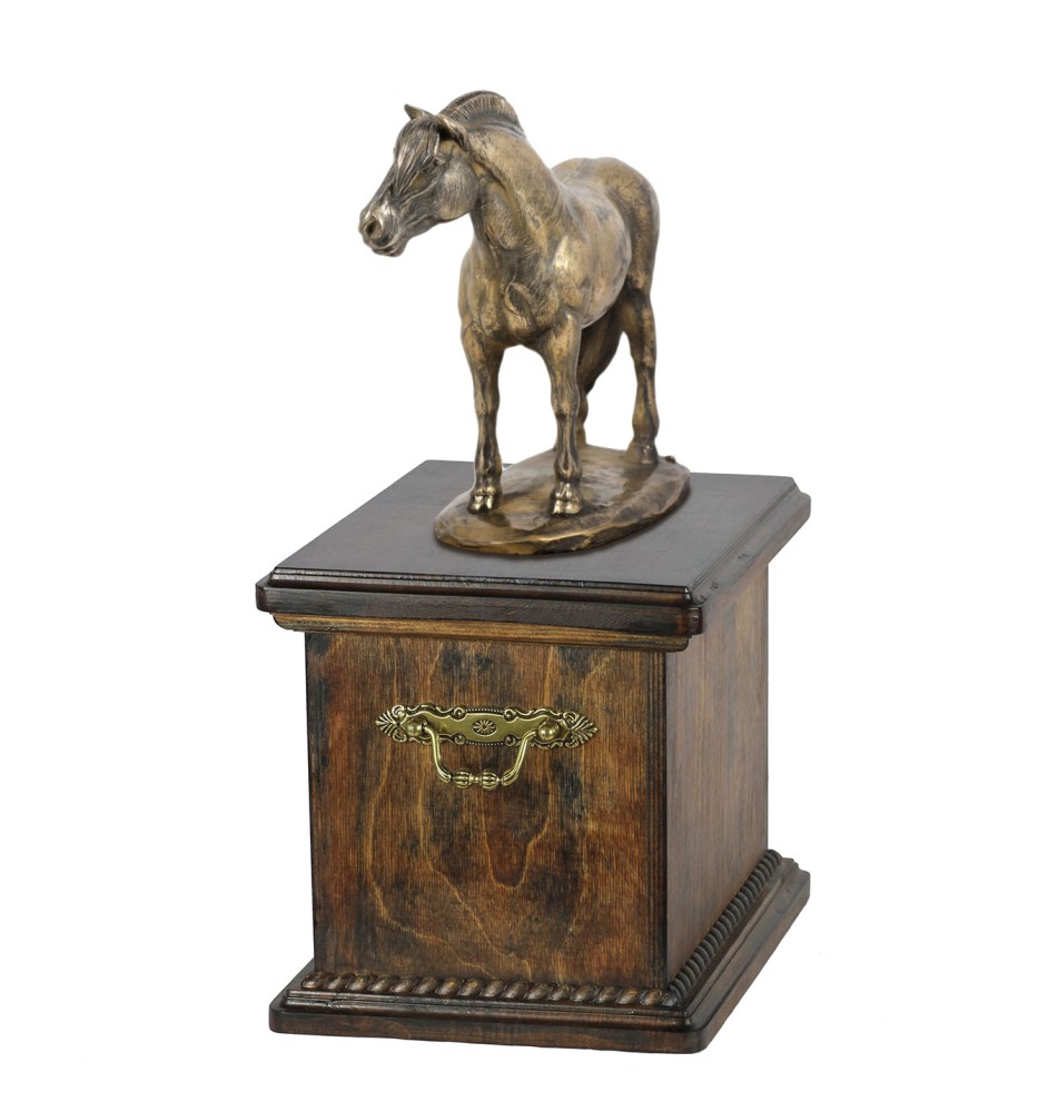Cheval Fjord - une urne pour les cendres d'un cheval, une urne avec une statuette, une élégante urne avec un cheval de la marque Art-Dog