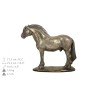 Cheval Fjord - une urne pour les cendres d'un cheval, une urne avec une statuette, une élégante urne avec un cheval de la marque Art-Dog