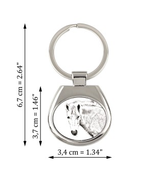 Cheval Fjord - porte-clés avec un cheval, porte-clés imprimé, breloque personnalisée de la marque Art-Dog