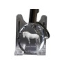 Fjord Horse - pendant with a picture of a horse, crystal key ring in a gift box, unique gift by Art-Dog brand