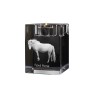Fjord Horse - Candle holder with picture of a horse, crystal tealight holder, personalised gift by Art-Dog brand