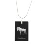 Cheval Fjord - Crystal pendant with horse, silver necklace with photo, personalised pendant by Art-Dog brand
