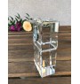 Fjord Horse - crystal clock with a photo, photo of a horse in crystal, personalized desk clock by Art-Dog brand