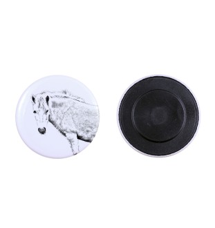 Fjord Horse - magnet with a horse, a unique imprint of the Art-Dog horse brand