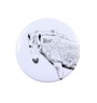 Cheval Fjord - Bague de collection avec l'image d'un cheval, produit fait à la main, marque Art-Dog