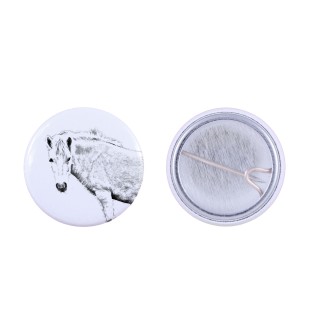 Fjordpferd - Hemdverzierung, Taschenanstecker, das perfekte Geschenk mit der Möglichkeit, Ihr eigenes Markenlogo hinzuzufügen.