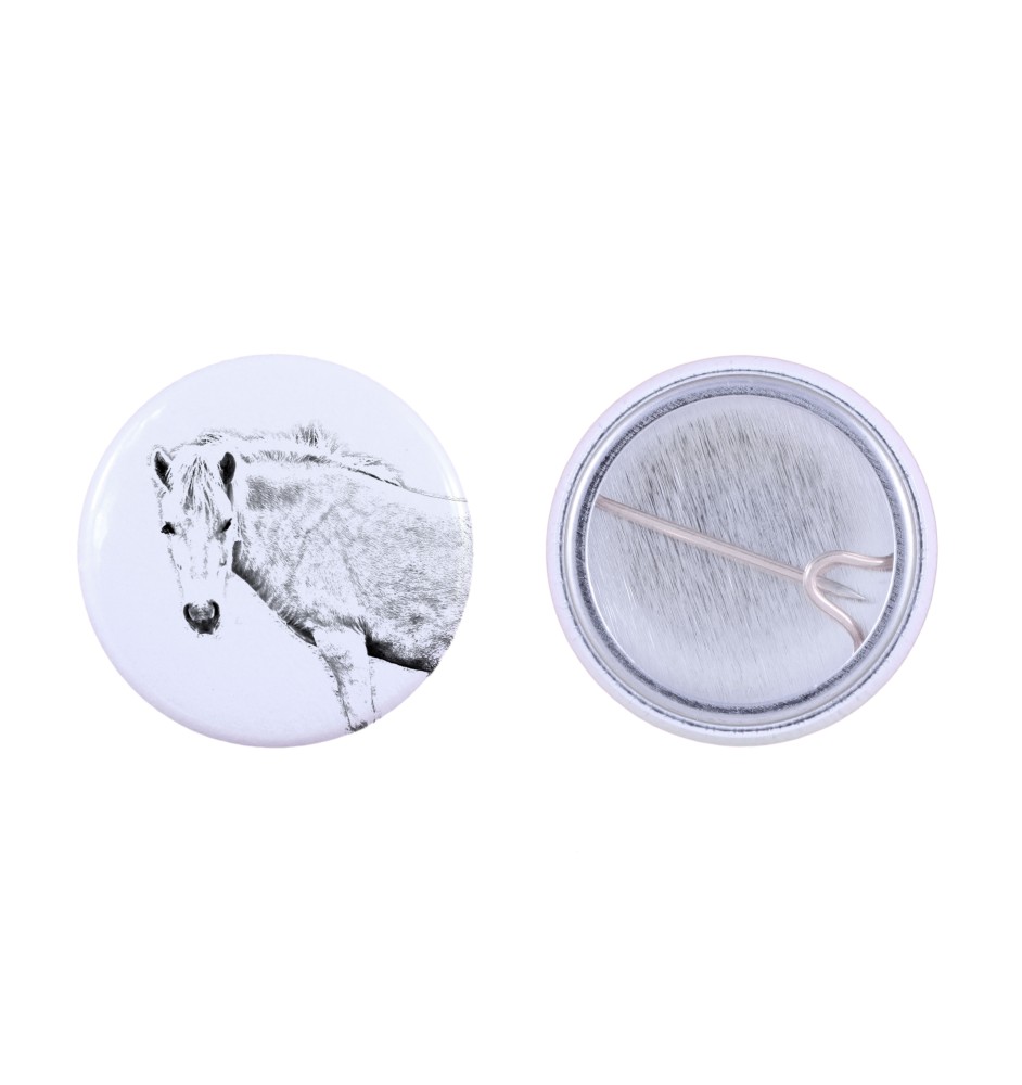 Fjordpferd - Hemdverzierung, Taschenanstecker, das perfekte Geschenk mit der Möglichkeit, Ihr eigenes Markenlogo hinzuzufügen.