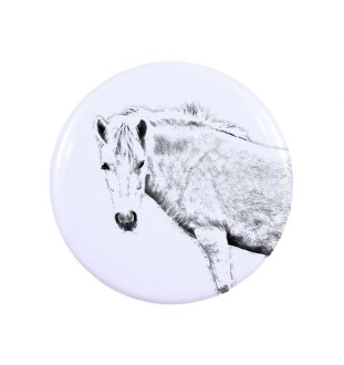 Fjord Horse - magnet with a horse, a unique imprint of the Art-Dog horse brand