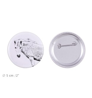 Fjord Horse - magnet with a horse, a unique imprint of the Art-Dog horse brand