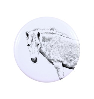 Cheval Fjord - aimant avec cheval, empreinte exceptionnelle de cheval de la marque Art-Dog