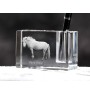 Fjord Horse - Pen stand, crystal organiser with picture of a horse, unique desk decoration by Art-Dog brand